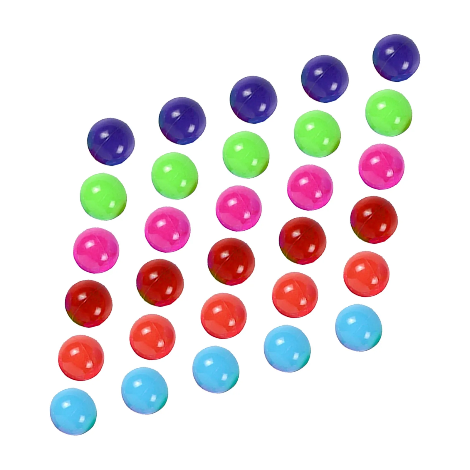 

25Pcs Plastic Ocean Ball 5.5cm Colorful Mix 7-10 Shades for Kids Ball Pit Baby Playground Swim Pool Tent Activity Game Fun