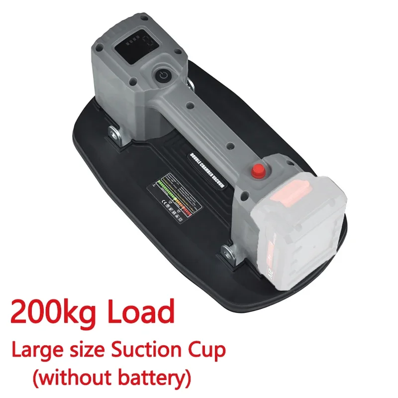 

200kg Load Large Electric Vacuum Suction Cup Heavy Duty Glass Tile Lifter Vacuum Suckers Lifting Tool For Makita 21V Battery