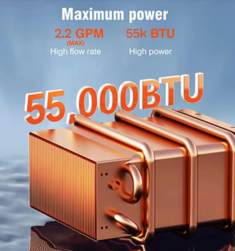 BK-RV8 سخان مياه LPG سريع التسخين 12 فولت 10 لتر من المصنع مباشرة، نظام التحكم الدقيق في درجة الحرارة للتخييم RV والخارج عبر الشبكة #4