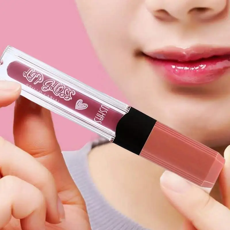 Matte Lip Gloss Hydrating Lip Gloss Long Lasting Lip Gloss Non-Stick Cup Lipstick Waterproof Lip Stain For Girls And Women