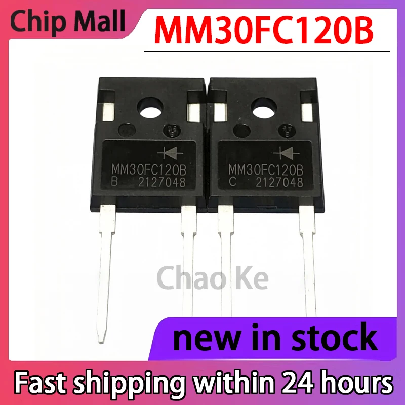 1PCS New MM30FC120B 30A 1200V Fast Recovery Diode TO247-2 in Stock