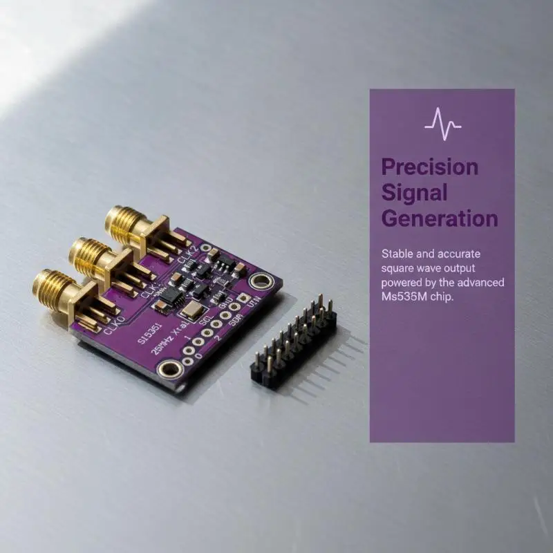 DC3-5V Si5351A Clock Generator Module CJMCU-5351 I2C Breakout Board 1 Set for Raspberry Pi Peripheral Circuit Expansion Use