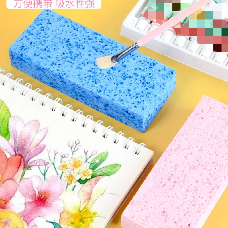 Large watercolor absorbent sponge  Moisturizing magic cotton  Pen washing sponge  For cleaning brushes  Quick-absorbing paint