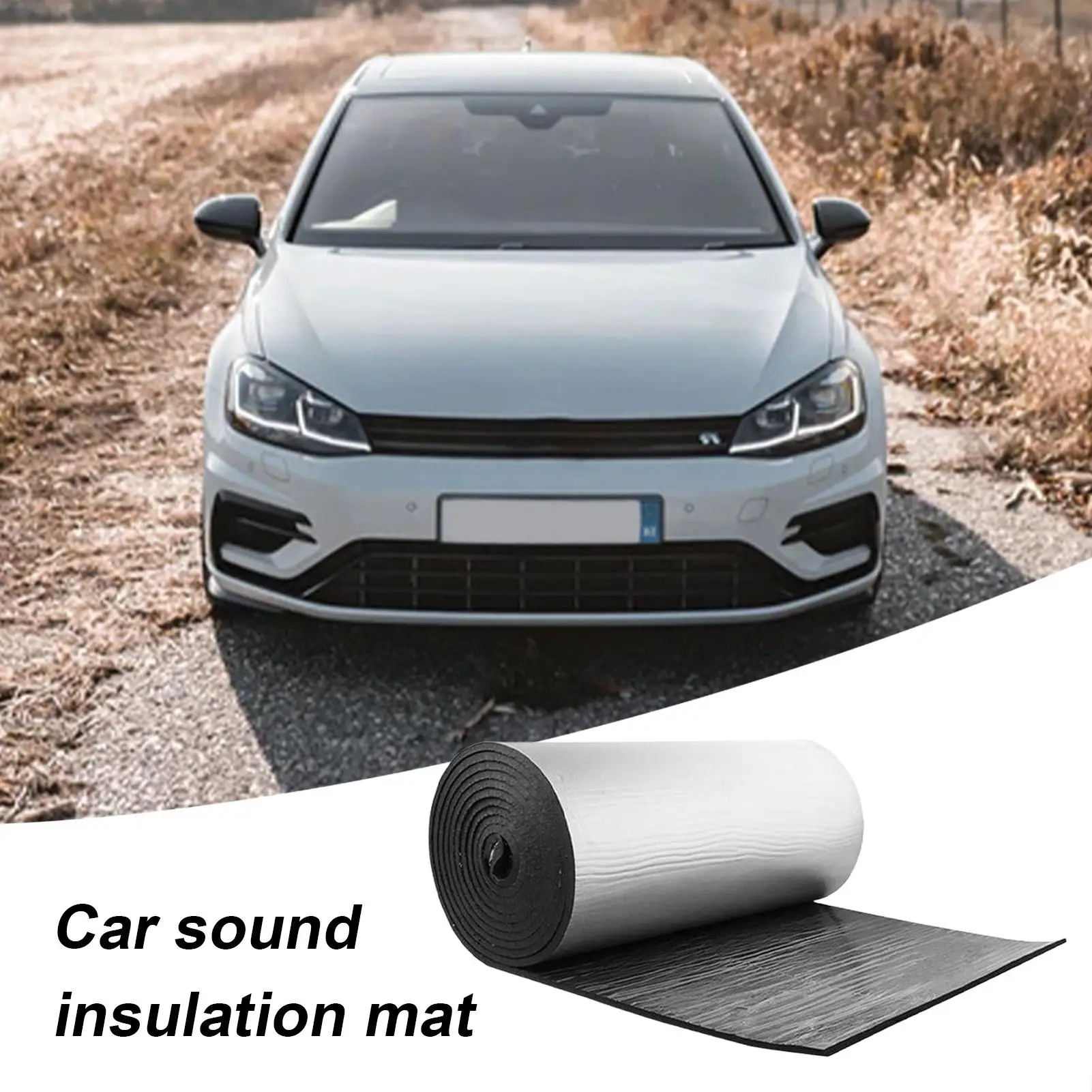 RV Sound Deadening Mat 200x50cm Cut-To-Fit Heat Insulation Vibration Dampening Sound Deadening Material For RV For Hood Roof