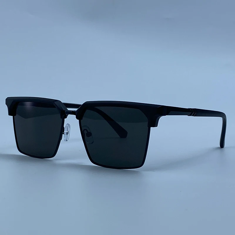 2026 Luxuriöse Übergroße Quadratische Sonnenbrille für Herren Y2K Punk Designer Futuristische Vintage Outdoor-Sonnenbrille für Männer Fahrbrille Eyewear – Detail 13