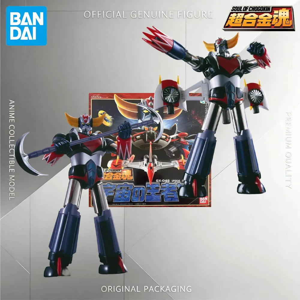 Original Genuine Bandai Soul of Chogokin Ufo Robo Grendizer Gx-04S Grendizer Goldrak Figure Anime Action Collectible