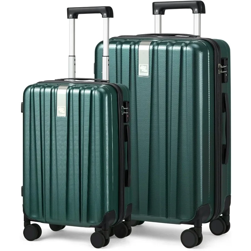 Luggage Sets 2 piece Carry On Luggage with Wheels PC Hard Shell Suitcases Lightweight Tsa Luggage Travel Suitcase Woman