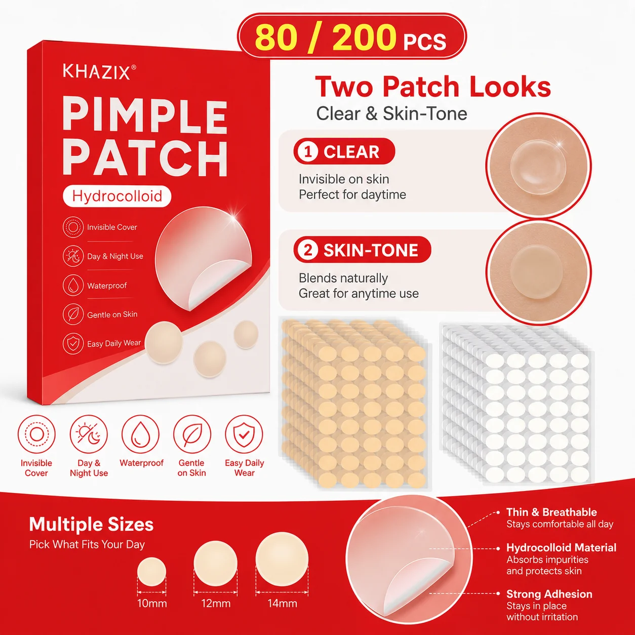 80/200 Buah Koyo Jerawat Hidro - Hydrocolloid Acne Patch ulasan dan harga