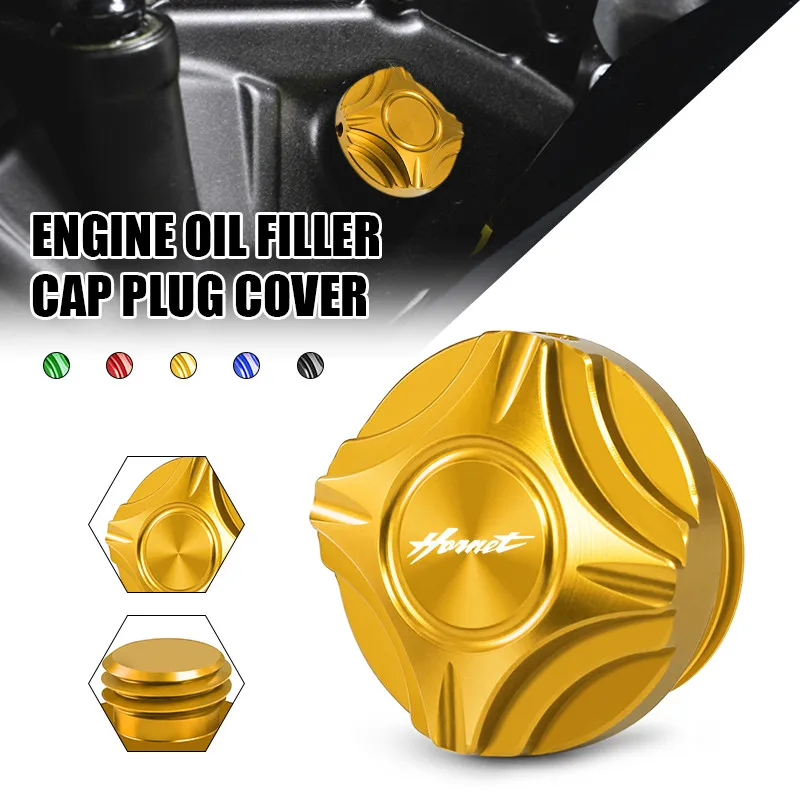 

For CB750 CB600F HORNET CB 750 CB 600F CNC Aluminum Motorcycle Engine Oil Cap Bolt Oil Filler Plug Cap Accessories hornet cb750