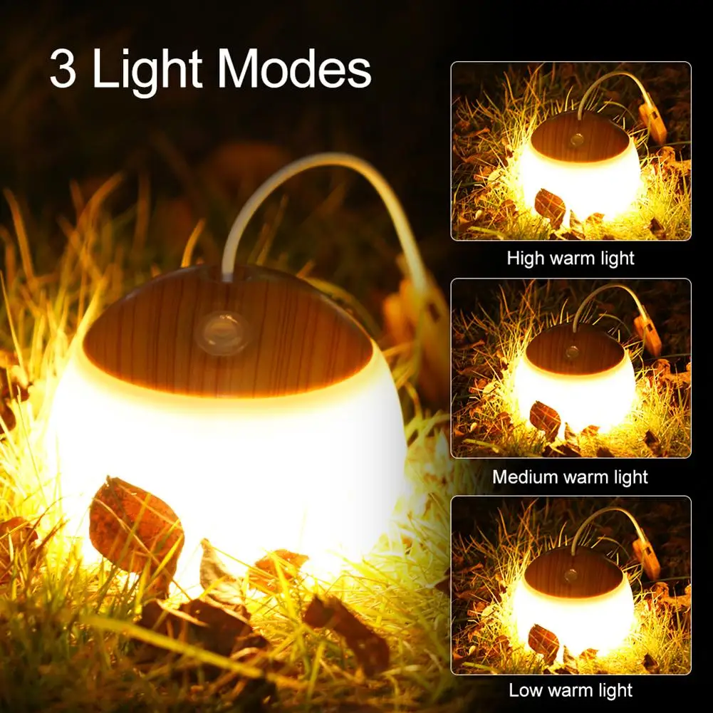 Outdoor Camping Usb Oplaad Lantaarn Tent Licht Hanglamp Camping Licht Led Lithium Batterij Verlichting Camping Licht