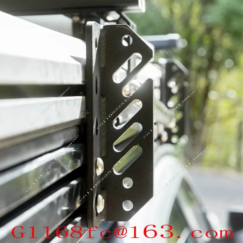 Quick Release Awning Brackets, Heavy Duty Rooftop Tent Connector & Detachable Mounts for Camping Awning