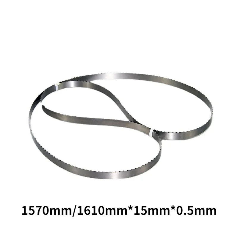 

（Accept customization）Bandsaw Blade Cutting Wood With Quenching Band Saw Blades. 1570mm/1610mm*15mm*0.5mm*6Tpi