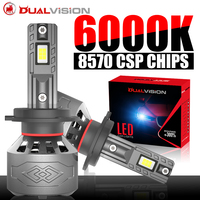 H4 H7 Canbus LED Headlight H8 H11 H9 H27 H3 880 881 H1 9005 HB3 9006 HB4 9012 Auto LED Fog Bulb 8570 CSP Chip 300W 30000LM 6000K