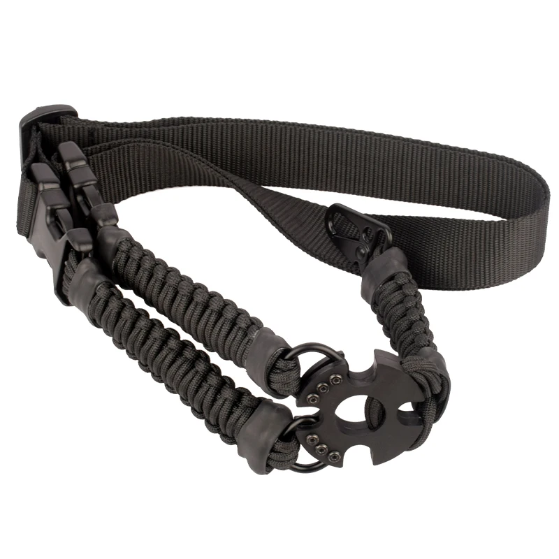 Hunting Sniper 1 Point Gun Sling Stronger Quick Release Tactical Bungee Rifle Belt QD Buckle Carbine M4 AR15 Accessories