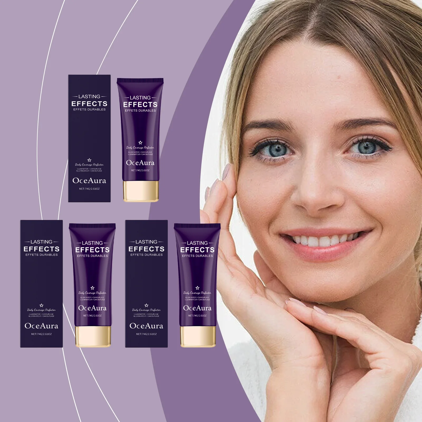 Multicolor Flawless Concealer Coverage Dark Circles Acne Pimple Correct Skin Tone Sweatproof Waterproof Long Lasting Concealer