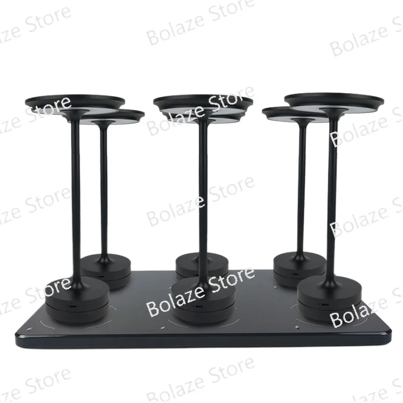 

Cordless Led Rechargeable Table Lamp Cordless Charge 6 Lamp Charging Plates At A Time Restaurant Battery