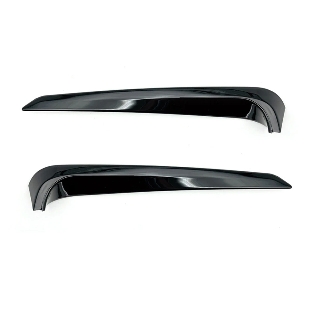 

Car Glossy Black Front Fog Light Lamp Cover Trim Bumper Molding Garnish Eyebrow Eyelid for Nissan Serena C27