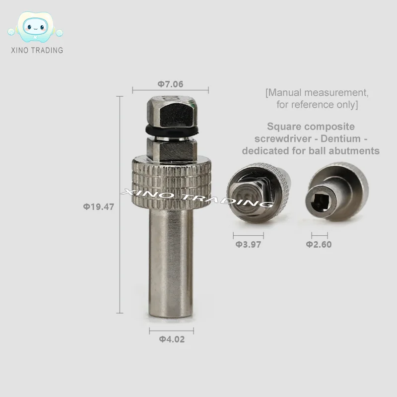 OSSTEM Dentium Dental Implant Screwdriver Nobel Compound Straight Ratchet Abutment Compound Driver Screw Torque Wrench Locator