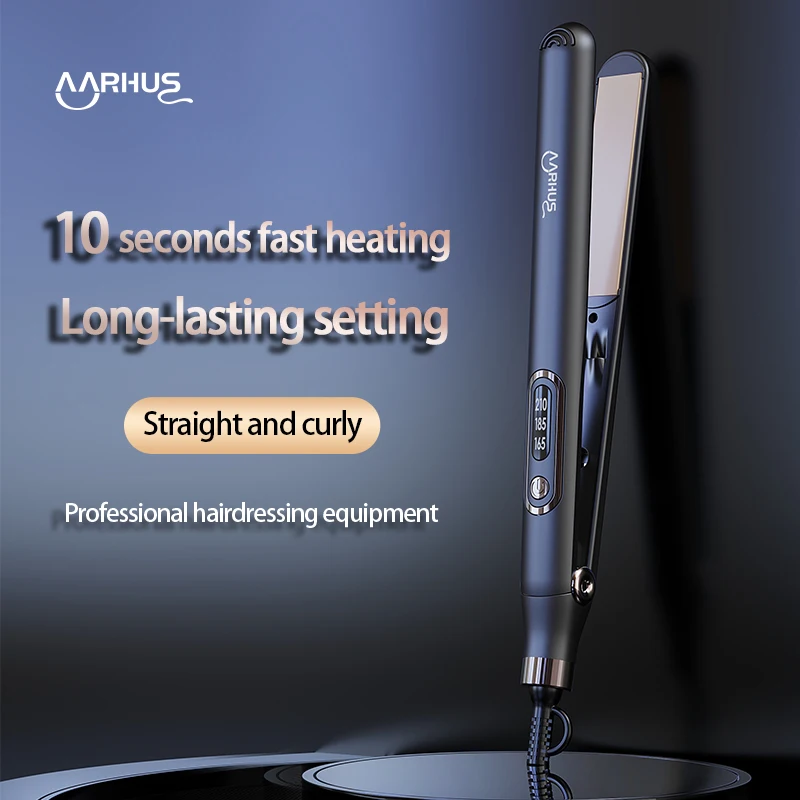 

Hair Straightener Curler 2 In 1, 10 Seconds Fast Heating And Long-Lasting Styling Professional Hairdressing Equipment