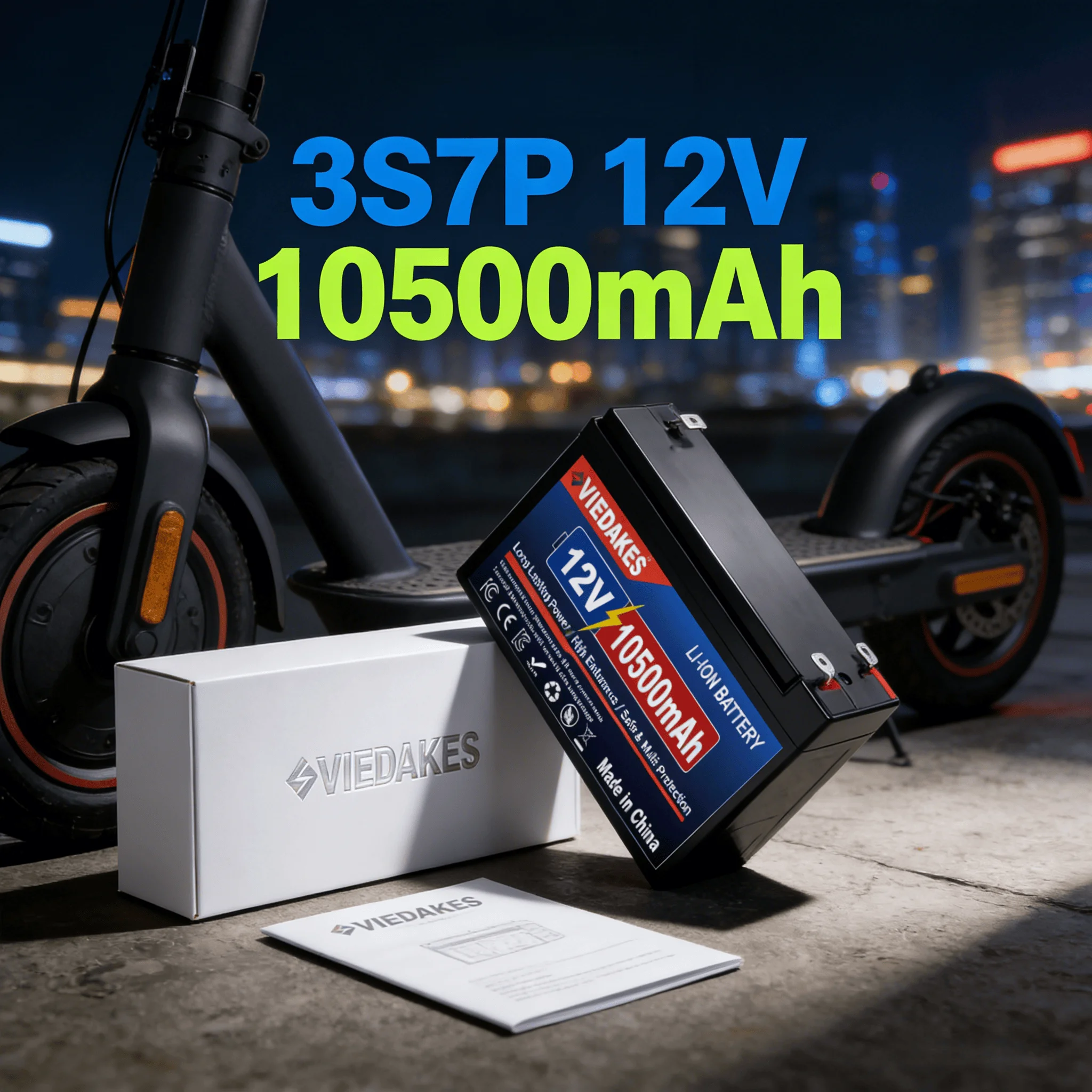 

Высокая производительность Аккумуляторный блок 3S7P 18650 Li-ion 12В 10500мАч, 2000 циклов, сертифицирован CE, для электроинструментов, солнечных батарей и аварийного резервного питания