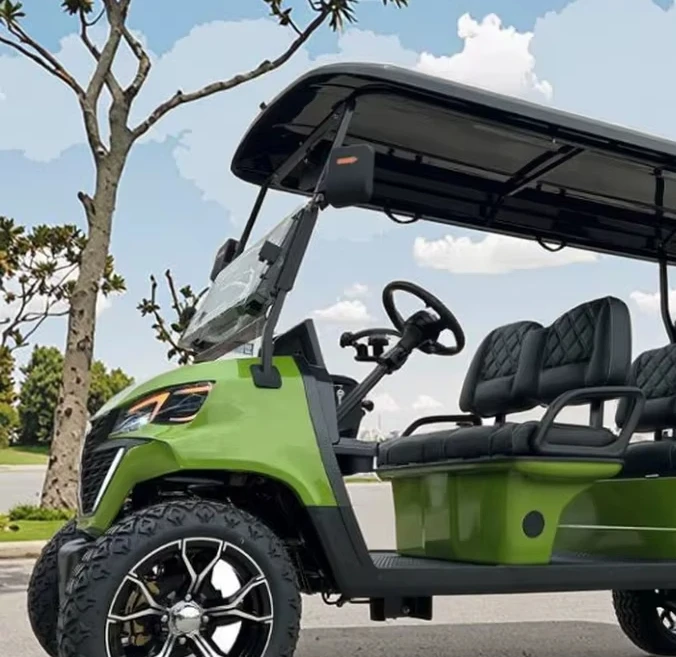 Mini Antique Electric Classic Golf Cart 4 Passenger 6 Seater 8 Seats New Steel CE Certified for Wedding Resort Hotel
