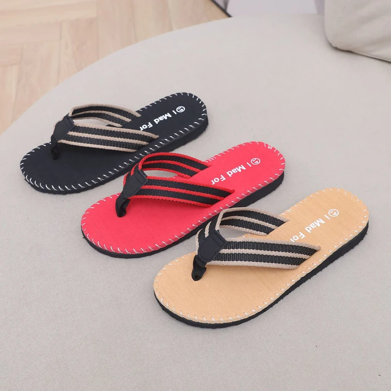 

Summer Flip-Flops For Men Anti-Skid Breathable Home Outdoor Comfortable Slippers Daily Casual Flip-Flops Indoor House Shoes