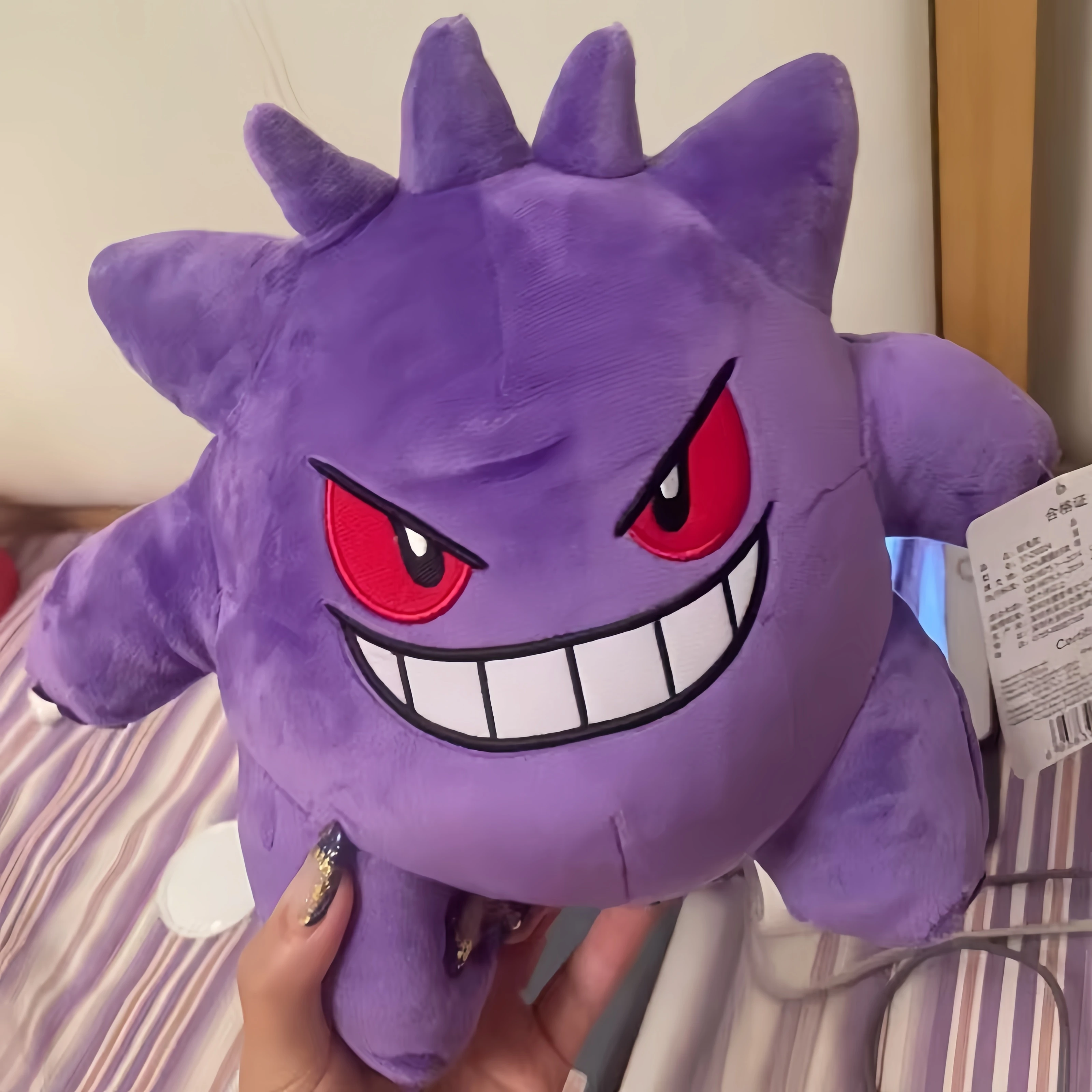 Gengar Plush Toy Kawaii Cute Pokemon Plush Toy Soft Gengar Stuffed Doll Cartoon Pikachu Kids Gift Wonderful Doll Collection
