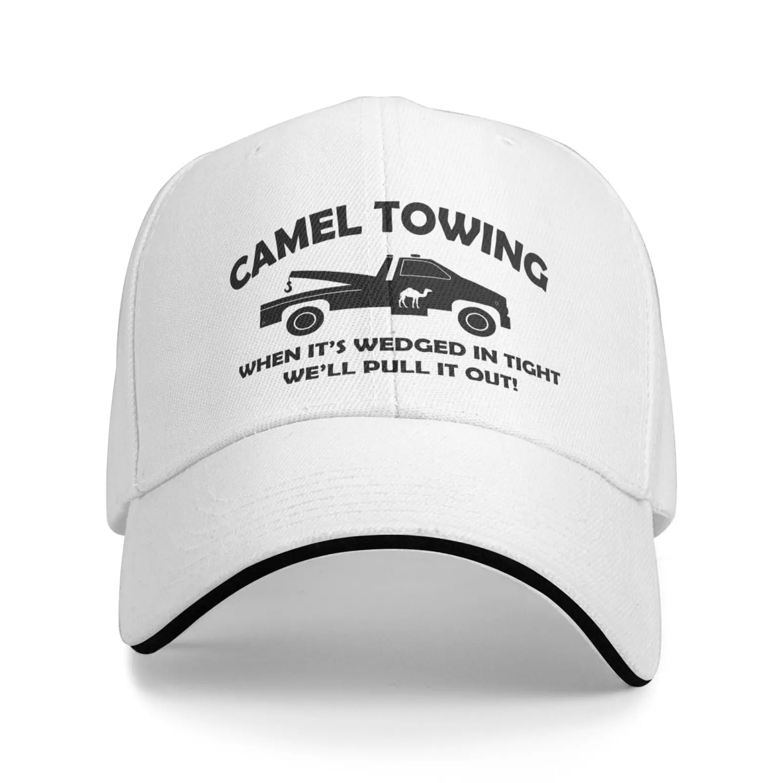 

Camel Towing Hat Cowboy Hat Classic Low Profile Cotton Hat Men Women Baseball Cap Dad Hat Adjustable Plain Cap White