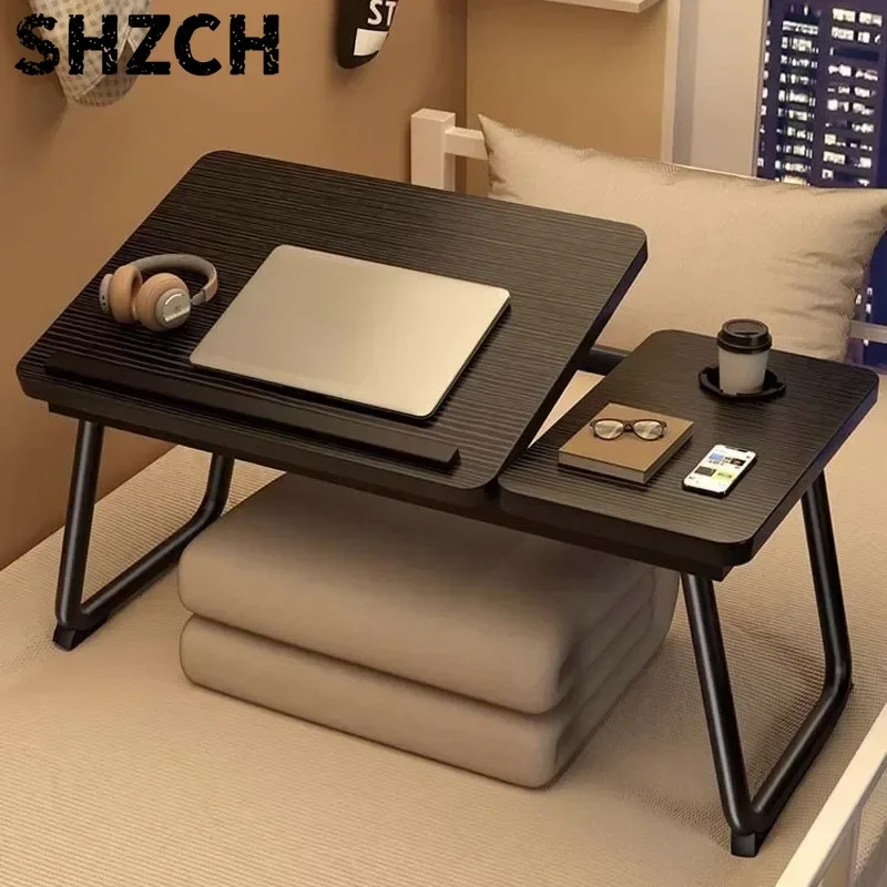 Bedside Desk for Dorm Students, Multifunctional Foldable Laptop Desk, Window Sill Desk Board