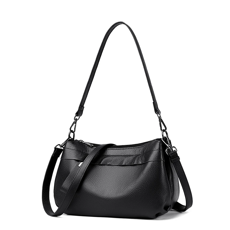 

High Quality Real Leather Handbag Ladies' Genuine Leather Shoulder Bags Women's Casual Messenger Bags Versatile Crossbody Bag