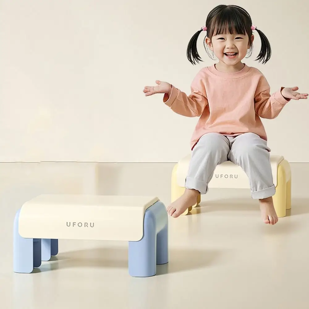 Ergonomic Shoe Changing Stool Waterproof Anti-Slip Children's Small Stool Universal Multi-Function Under Desk Footrest Household