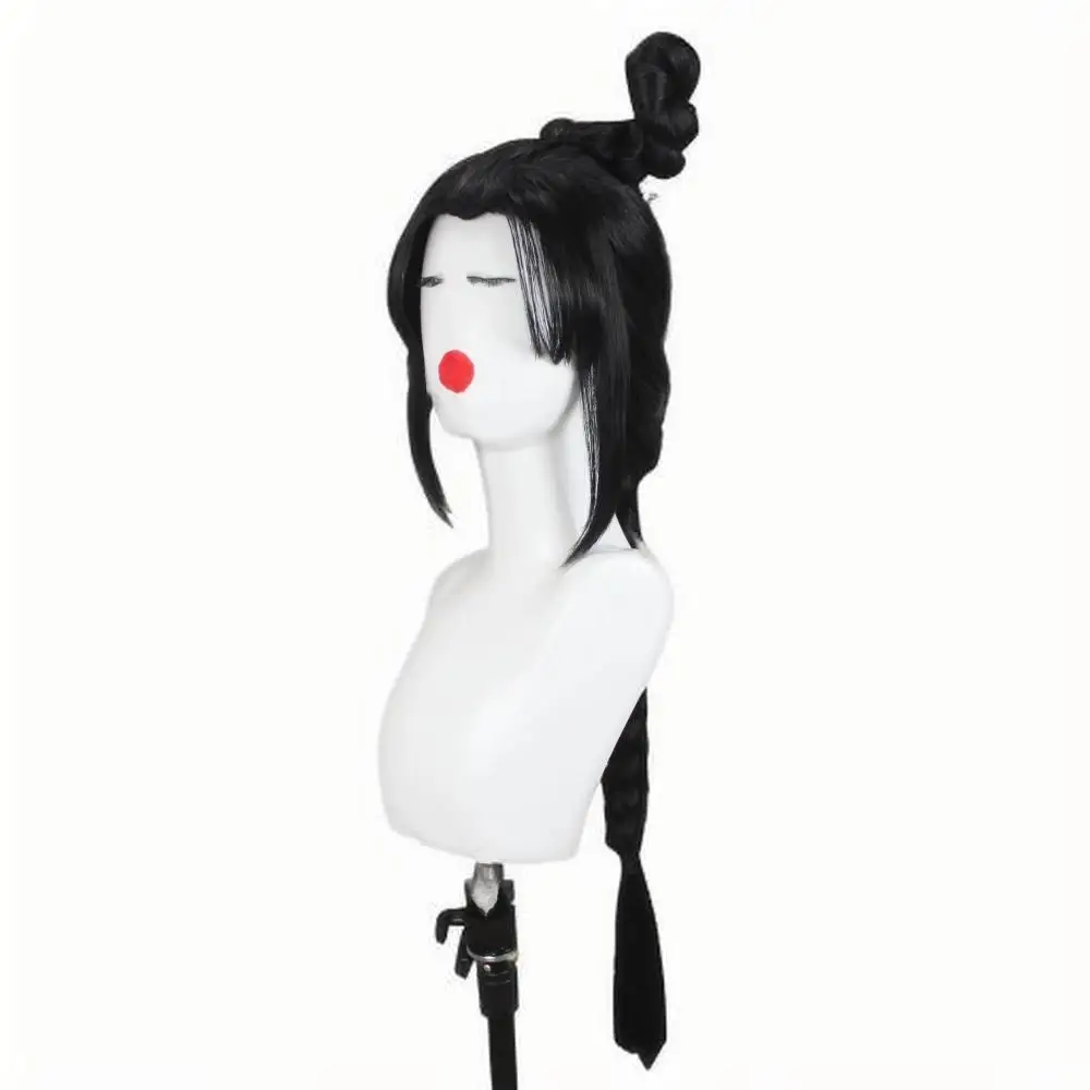Identity V Cosplay Wig – Crane Survivor / Professor / Luca Balsa Custom Wig with Original-Style Eye Mask 4