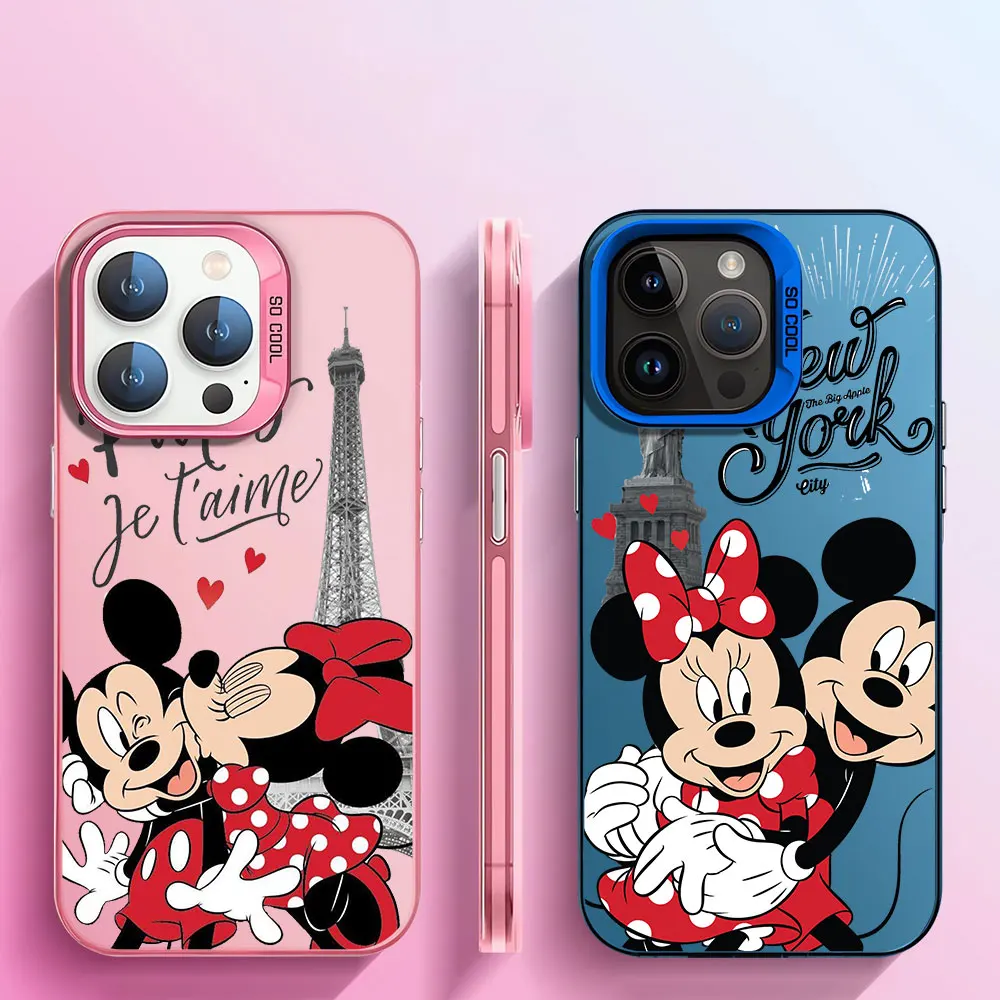 Disney Londan Minnie Mickey Phone Case for Xiaomi Redmi 9T A1 10 9C A2 Plus 12 13C Shockproof Original Soft Cover 