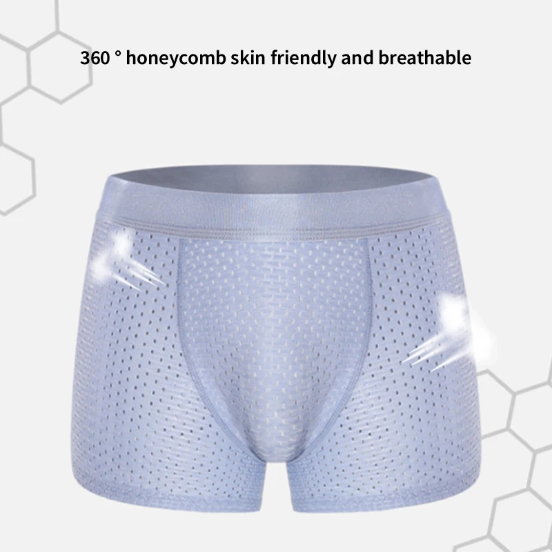 Nylon Ice Silk Men Underwear Breathable Thickened Panties Sexy Buttocks  Fake Butt  Padded Butt Enhancer Booty Underpants