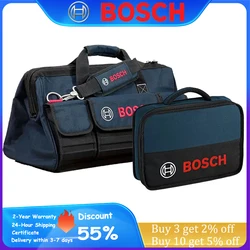 Bolsa de herramientas Bosch de marca global, maleta de herramientas de lona resistente al desgaste e impermeable, bolso multifuncional de gran capacidad