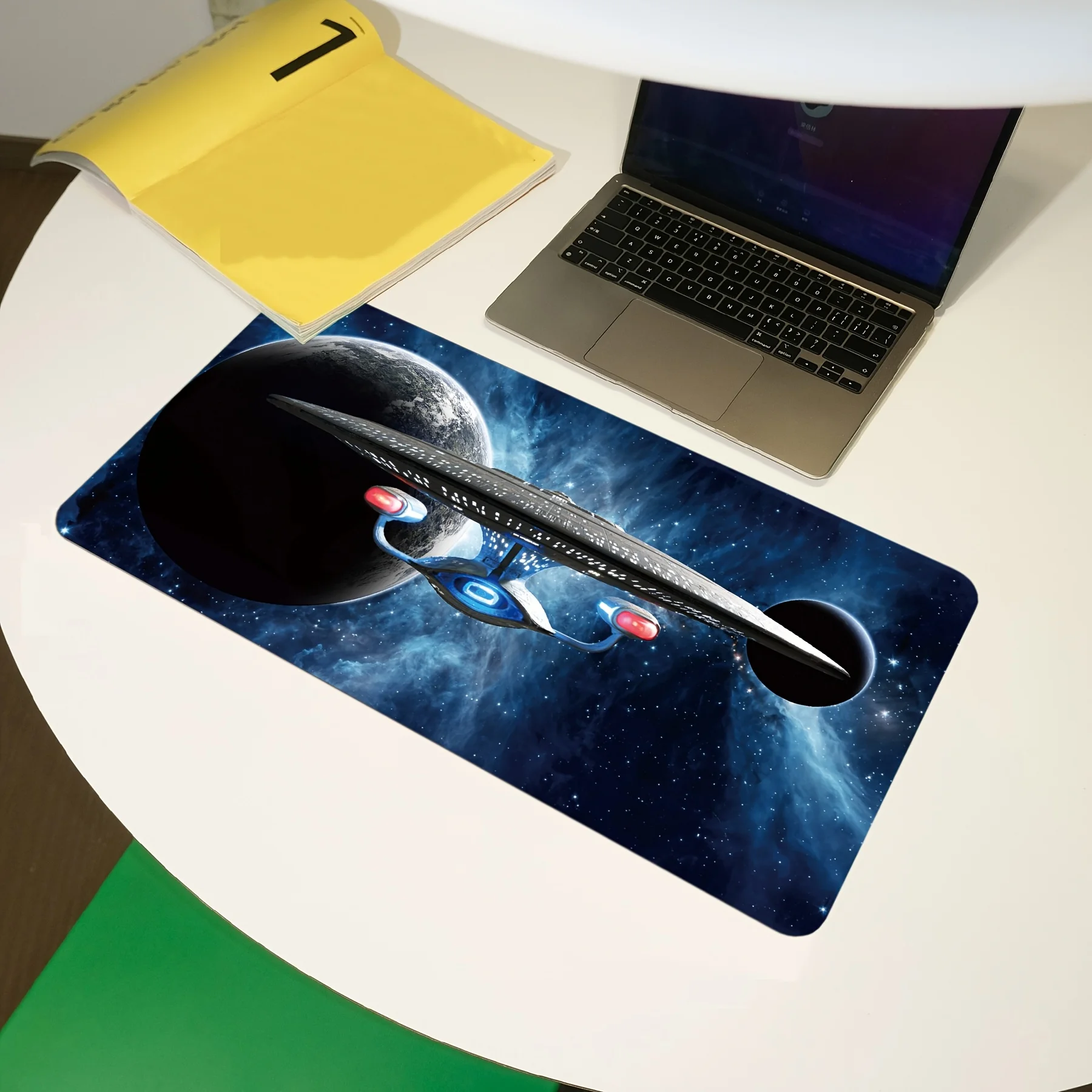 Extended Computer Mouse Pad Suitable for Wireless Mouse And Keyboard Space Shuttle XXL Large Mouse Pad Measuring 89.92X39.88 cm
