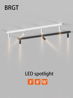 Led Spotlight Small Beam Angle 3 8 15 Degree Spot Light Surface Mounted Long Track Ceiling Lamp Adjustable Angle Lighting Foco
