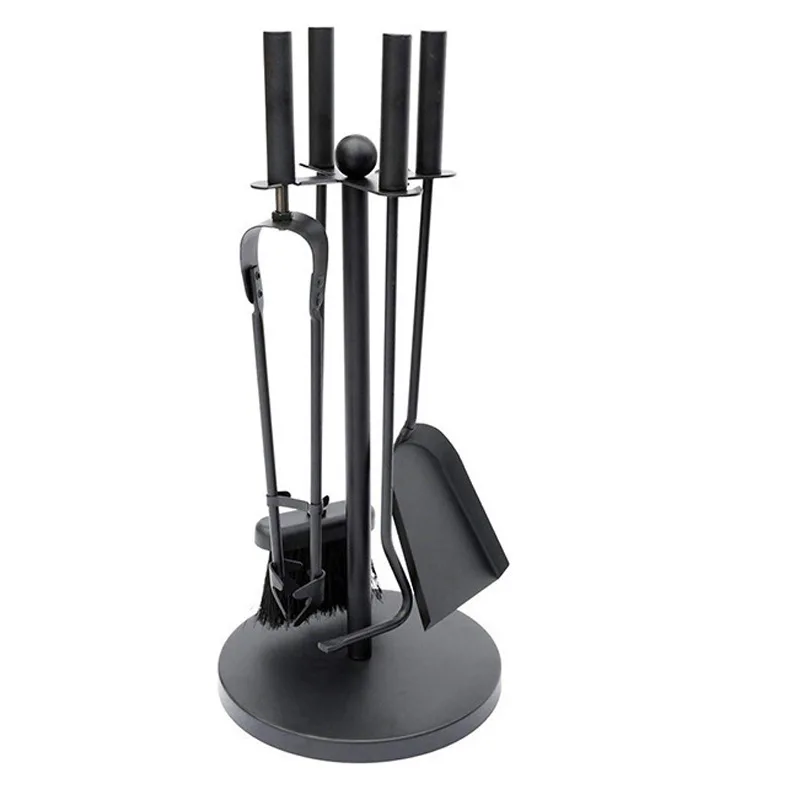 Factory direct sales American country fireplace tools shelf home wrought iron oven stove  four-piece set