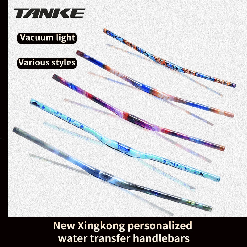 AliExpress TANKE Mountain Bike Handlebar 31.8mm 785mm Bicycle Handlebar Rise 25mm Aluminum Alloy MTB Handlebar Cycling Parts Off-Road XC AM