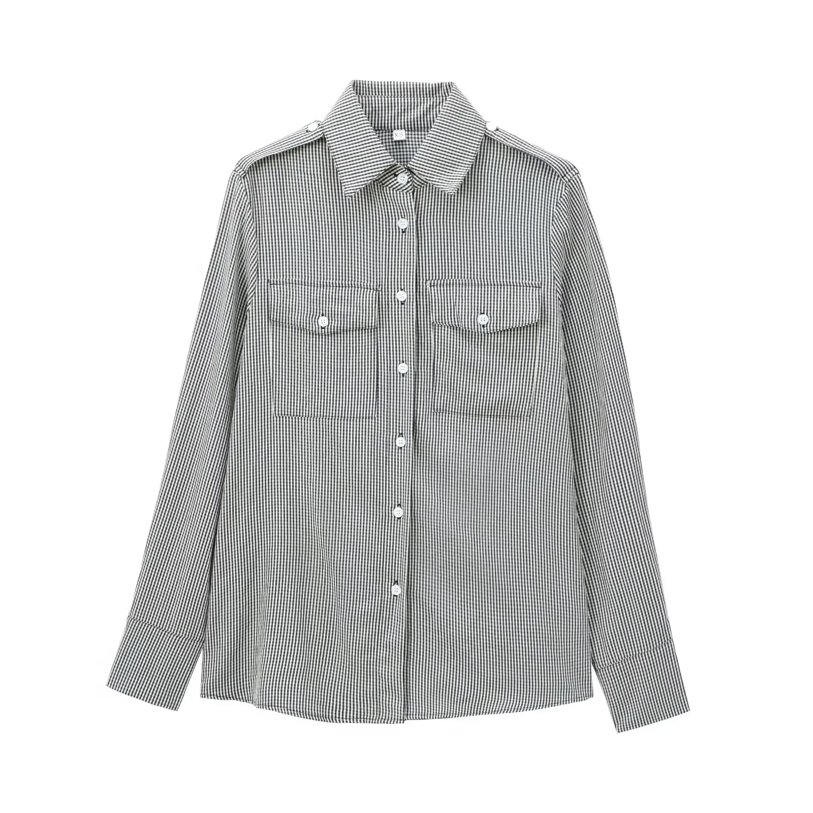 

Rindu TRAF 2024 Women’s Plaid Shirt Top Shirts & Blouses Women's Clothes Clothing Long Sleeve Sales Elegant Blouse Luxury