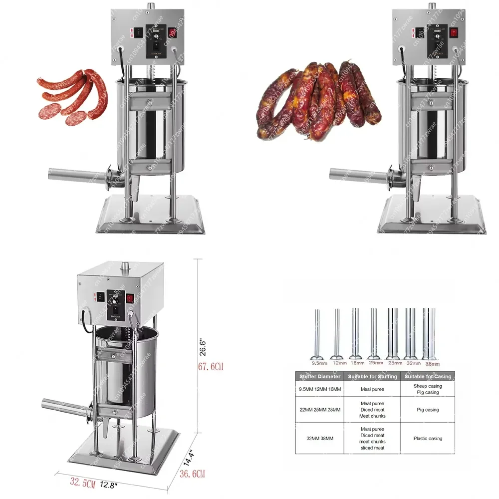 Chinese Sausage Stuffer Automatic Filling Machine Food Sausage Making Machine Food Shop Sausage Processing Production