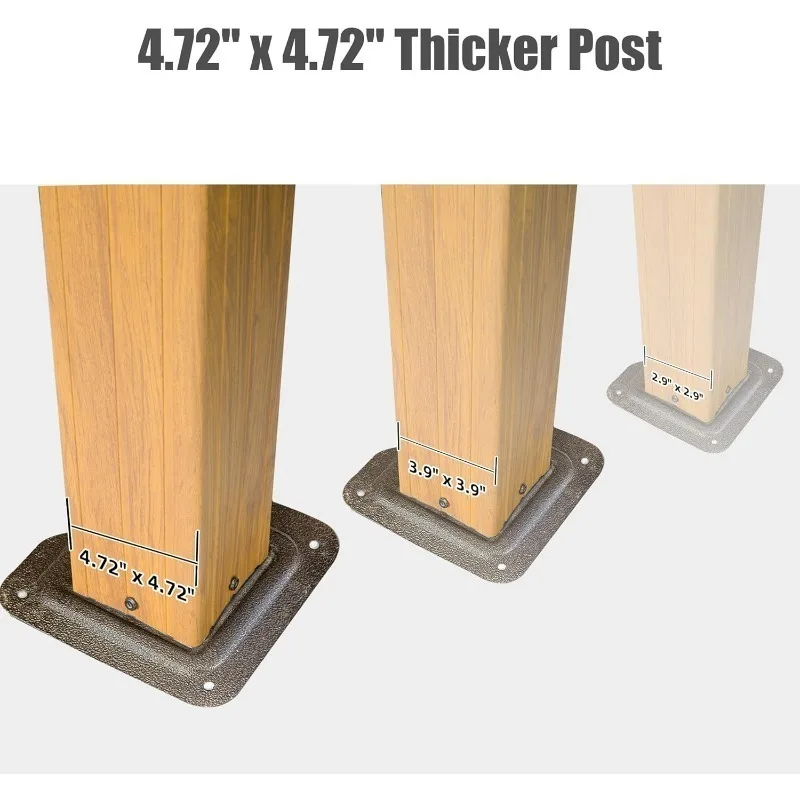 هيكل معدني كبير مقاس 14 × 20 قدمًا في الهواء الطلق مع مظلة سقف مزدوجة من الفولاذ المجلفن