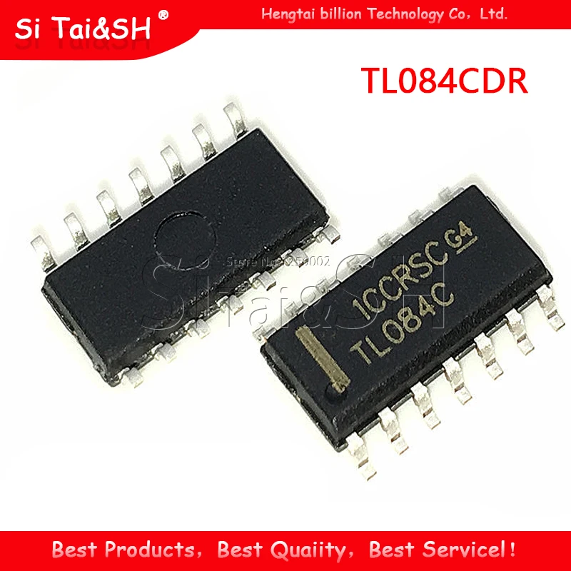 10pcs/lot TL084CDR TL084C TL084 SMD SOP-14 Quad Operational Amplifier new original