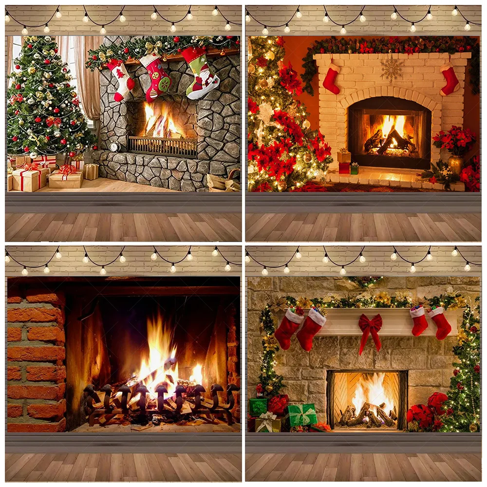 عيد الميلاد التصوير خلفية شجرة عيد الميلاد عيد الميلاد تخزين الموقد خلفية راية الأسرة هدايا عيد الميلاد الطرف الديكور #1