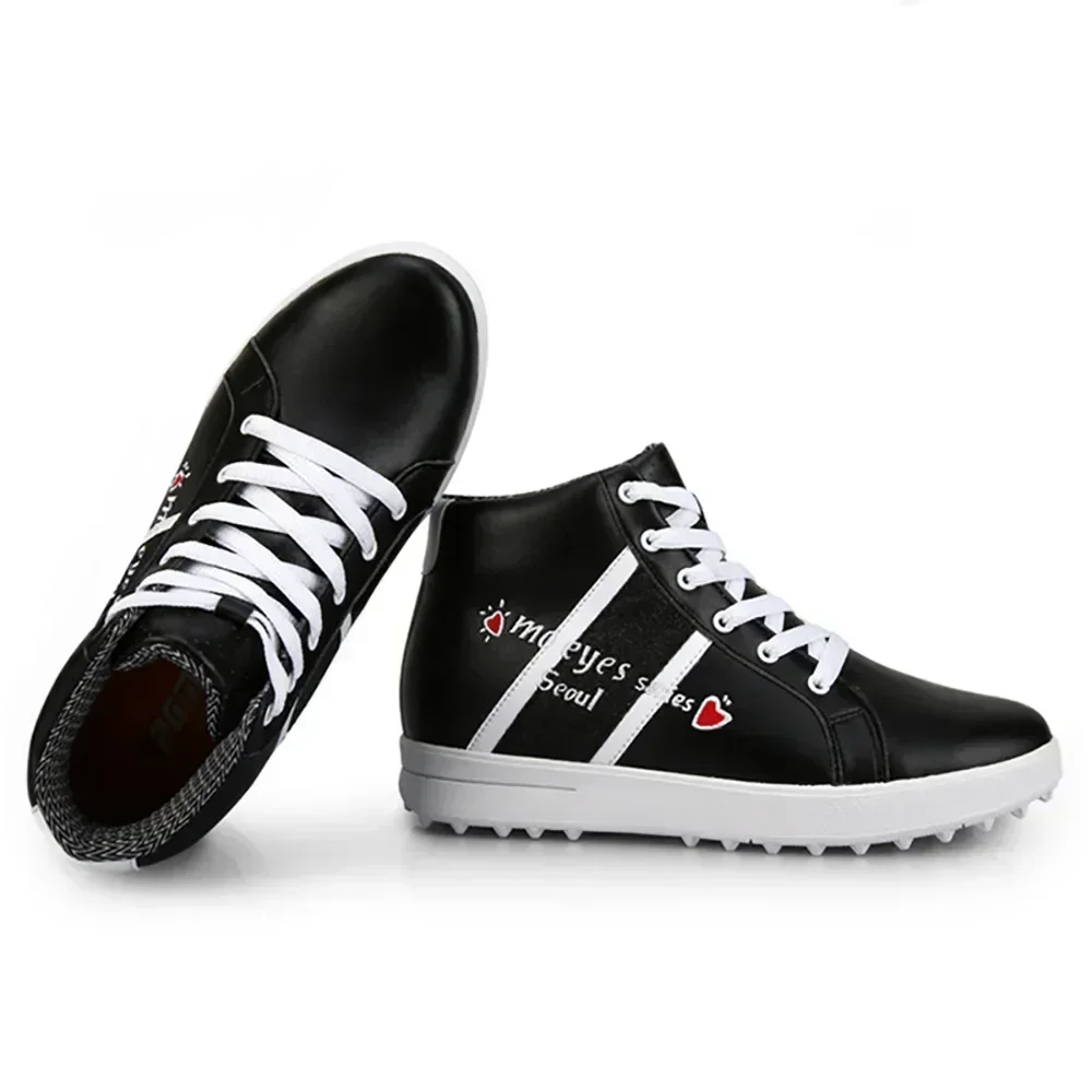 

1PGM женские туфли для гольфа, высокие водонепроницаемые дышащие женские внутренние усиленные женские спортивные туфли для гольфа, нескользящие кроссовки