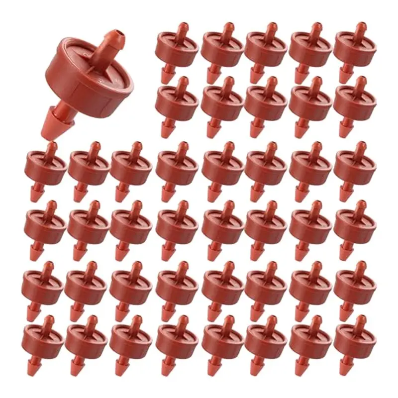 

【HOT ITEMS】For Drip Irrigation System Compatible 100PCS 2GPH Pressure Compensating For Drip Emitters/For Drippers, Spot Watering