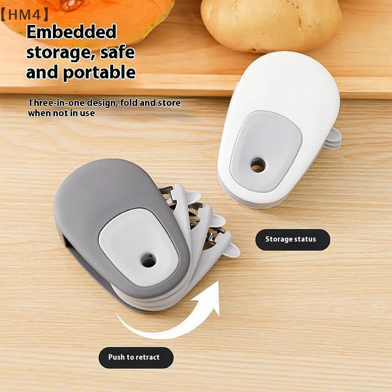 maveraHM4 vauMultifuncional pelador magnético raspador de pelar de acero inoxidable para el hogar rallador de melón y manzana raspador de frutas de cocina