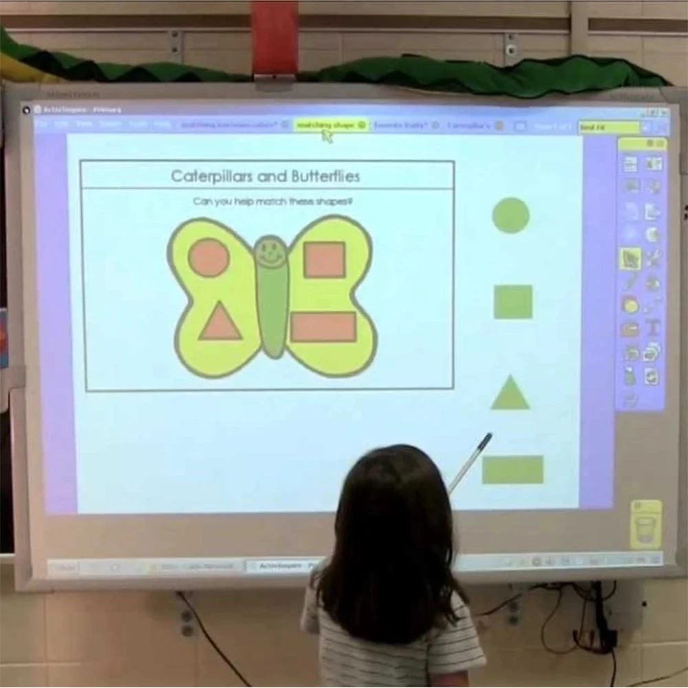 Model Electronic Whiteboard Teaching Meeting Finger Touch Screen Interactive Display Smart Interactive Whiteboard