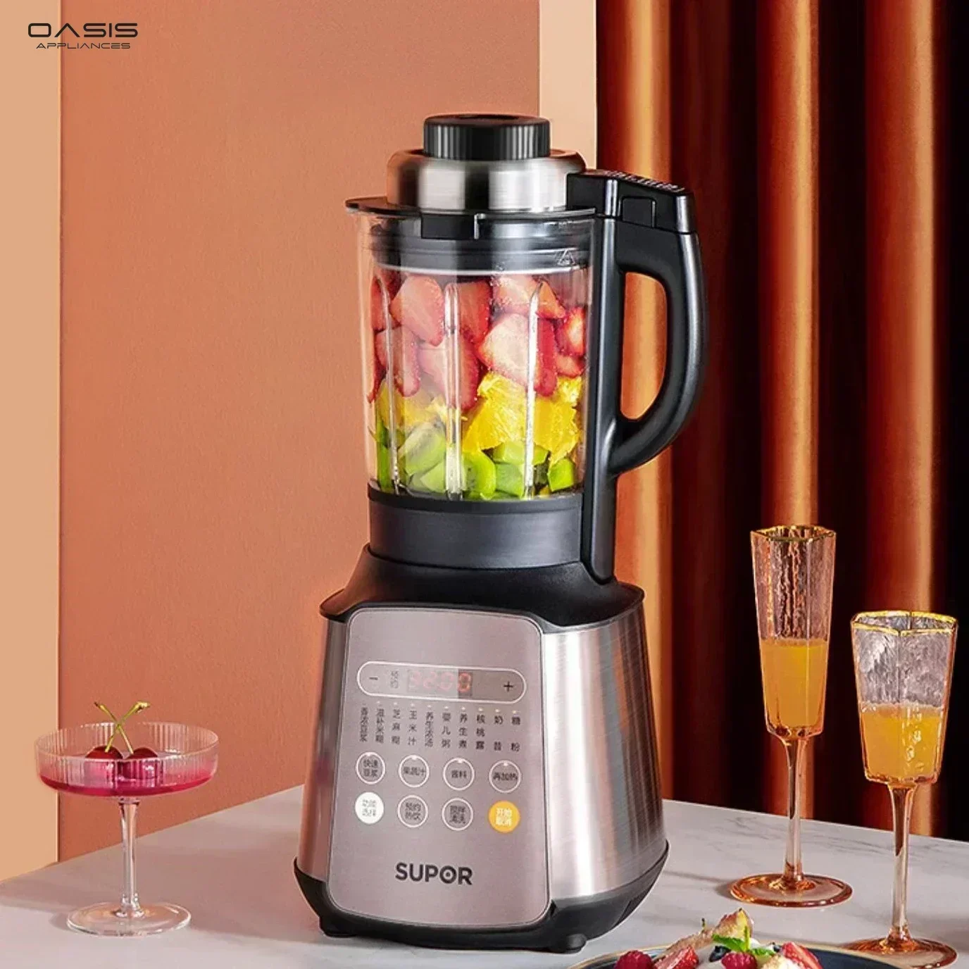 

Compact Home Wall-Breaker Soya Milk Machine - Multifunctional with Heating, Filter-Free. Ideal for Baby Food Blending.
