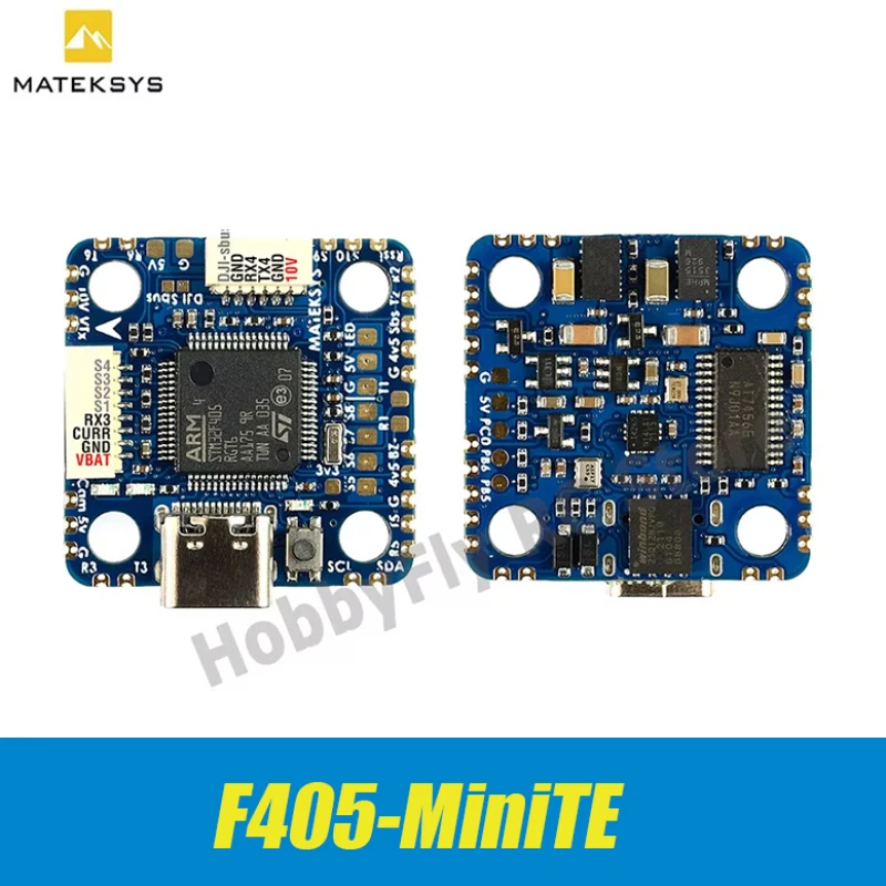 

Контроллер полета MATEK F405 F405-MiniTE с OSD Baro Blackbox STM32F405RGT6 ArduPilot INAV для радиоуправляемого дрона FPV